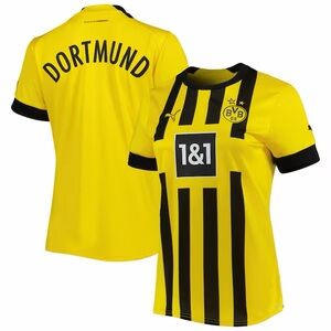 Borussia Dortmund Puma Women's 2022/23 Home Replica Jersey - Yellow (Large)